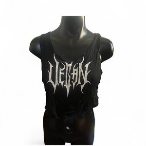 Dolls Kill Vegan crop top size XXL